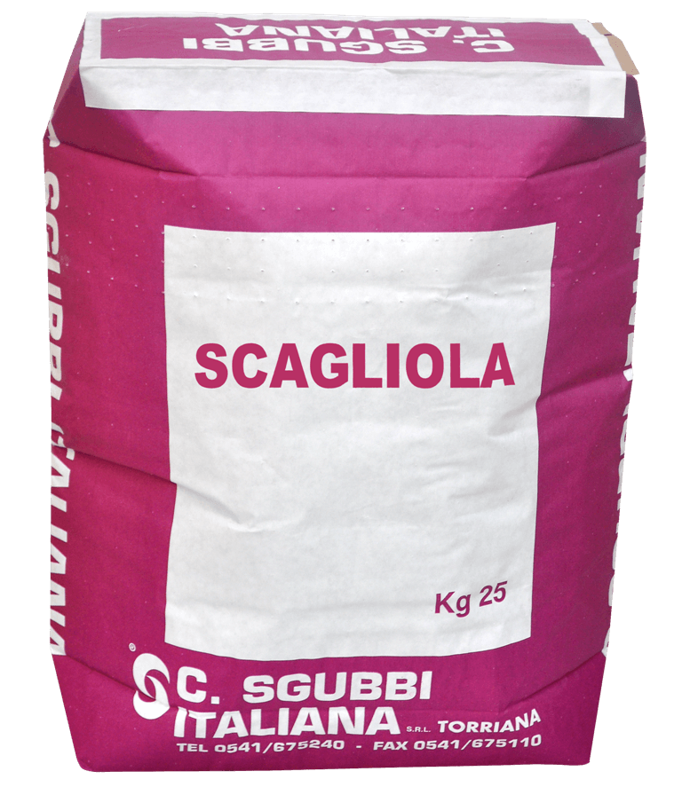 Scagliola finitura gesso per intonaci di sottofondo base gesso